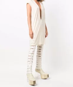 ( Nouvelle Collection ) Rick Owens 21 NATURAL Haut Dylan à Col Plongeant Femme 9 ( Nouvelle Collection ) Rick Owens 21 NATURAL Haut Dylan à Col Plongeant Femme -Rick Owens Soldes 16860367 33898276 600