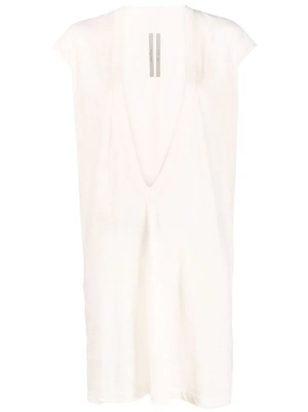 ( Nouvelle Collection ) Rick Owens 21 NATURAL Haut Dylan à Col Plongeant Femme 3 ( Nouvelle Collection ) Rick Owens 21 NATURAL Haut Dylan à Col Plongeant Femme