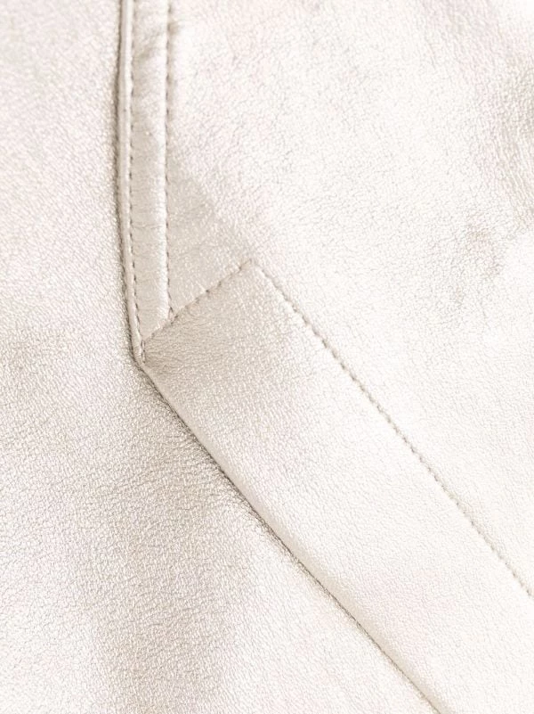 ( Nouvelle Collection ) Rick Owens Legging En Cuir Métallisé 98 WARM SILVER 9 ( Nouvelle Collection ) Rick Owens Legging En Cuir Métallisé 98 WARM SILVER – Image 7