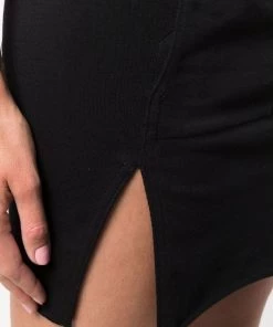 Rick Owens Minijupe à Fente Femme -Rick Owens Soldes 16860375 33770419 600