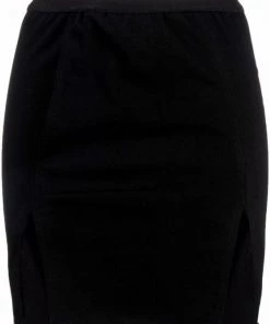 Rick Owens Minijupe Ă Fente Femme