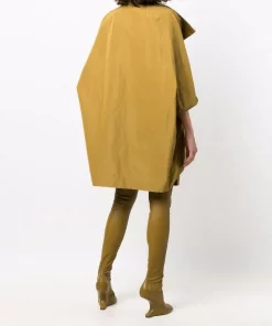 ( Nouvelle Collection ) Rick Owens Manteau Sail à Design Asymétrique Femme 10 ( Nouvelle Collection ) Rick Owens Manteau Sail à Design Asymétrique Femme -Rick Owens Soldes 16860382 33771856 600