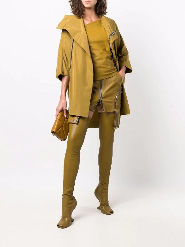 ( Nouvelle Collection ) Rick Owens Manteau Sail à Design Asymétrique Femme 4 ( Nouvelle Collection ) Rick Owens Manteau Sail à Design Asymétrique Femme – Image 2