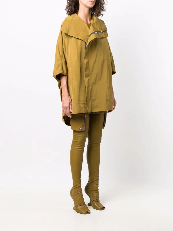 ( Nouvelle Collection ) Rick Owens Manteau Sail à Design Asymétrique Femme 5 ( Nouvelle Collection ) Rick Owens Manteau Sail à Design Asymétrique Femme – Image 3