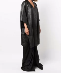 Rick Owens Manteau Tecuatl à Manches Crop 09 BLACK -Rick Owens Soldes 16860383 33781173 600