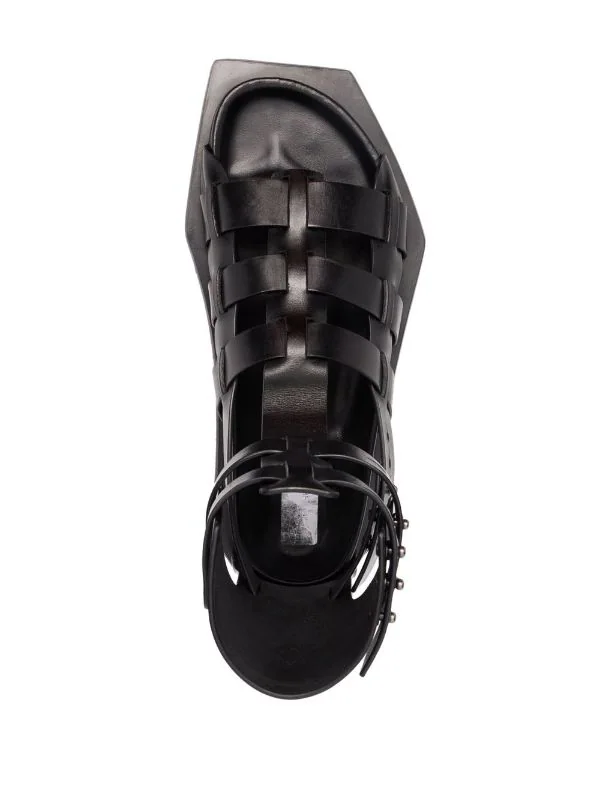 ( Nouvelle Collection ) Rick Owens 09 BLACK Sandales Turbo Cyclop à Plateforme Femme 6 ( Nouvelle Collection ) Rick Owens 09 BLACK Sandales Turbo Cyclop à Plateforme Femme – Image 4