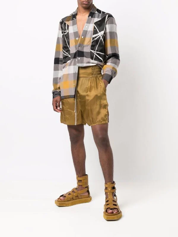 ( Nouvelle Collection ) Rick Owens Short De Sport à Taille à Lien De Resserrage Homme 4 ( Nouvelle Collection ) Rick Owens Short De Sport à Taille à Lien De Resserrage Homme – Image 2