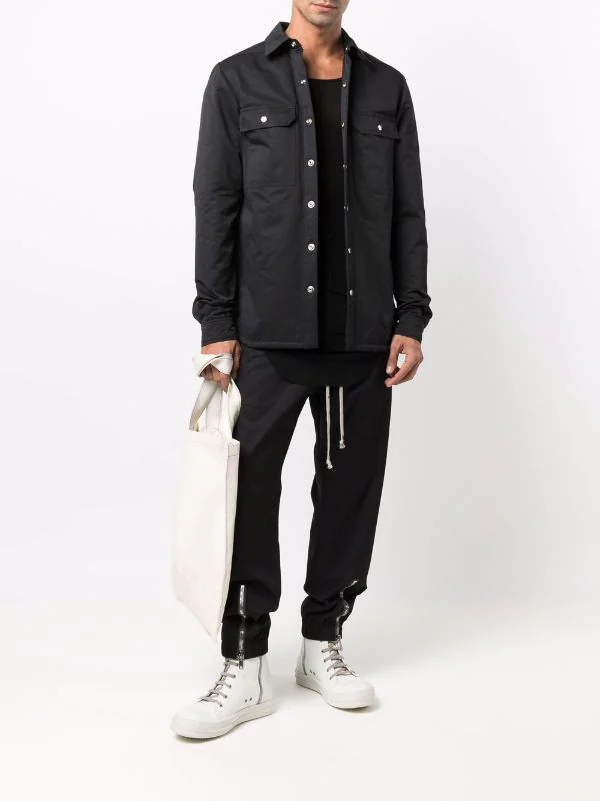 ( Nouvelle Collection ) Rick Owens Pantalon De Jogging à Fermeture Zippée 09 BLACK 4 ( Nouvelle Collection ) Rick Owens Pantalon De Jogging à Fermeture Zippée 09 BLACK – Image 2