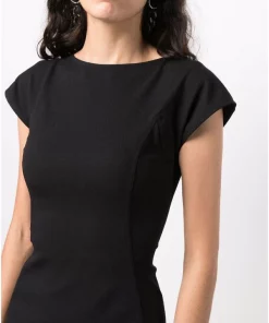 Rick Owens Robe Courte à Mancherons Femme -Rick Owens Soldes 16934627 33799542 600