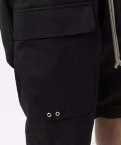 ( Nouvelle Collection ) Rick Owens Short Rick Pods Sarouel 09 BLACK -Rick Owens Soldes 16945223 33916365 600