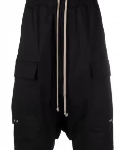 ( Nouvelle Collection ) Rick Owens Short Rick Pods Sarouel 09 BLACK