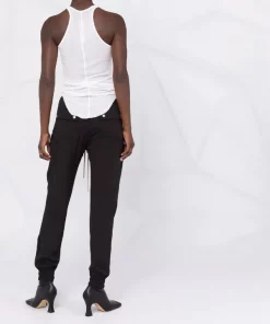 ( Nouvelle Collection ) Rick Owens Débardeur Froncé Femme -Rick Owens Soldes 16945484 34034196 600