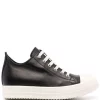 Rick Owens 9111 BLACK Baskets En Cuir Femme 2 Rick Owens 9111 BLACK Baskets En Cuir Femme -Rick Owens Soldes 16945613 33935705 600