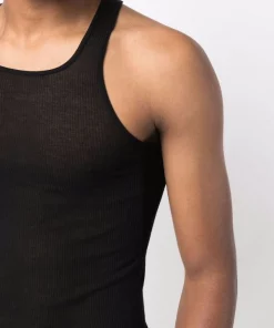 Rick Owens Débardeur Nervuré 09 BLACK -Rick Owens Soldes 16947145 33832776 600