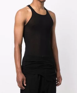 Rick Owens Débardeur Nervuré 09 BLACK -Rick Owens Soldes 16947145 33834252 600