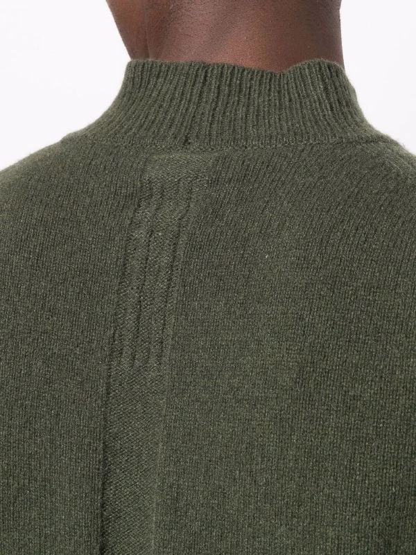 ( Nouvelle Collection ) Rick Owens 15 GREEN Pull à Col Montant Homme 7 ( Nouvelle Collection ) Rick Owens 15 GREEN Pull à Col Montant Homme – Image 5