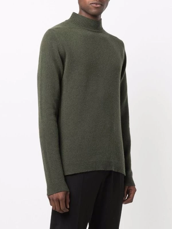 ( Nouvelle Collection ) Rick Owens 15 GREEN Pull à Col Montant Homme 5 ( Nouvelle Collection ) Rick Owens 15 GREEN Pull à Col Montant Homme – Image 3