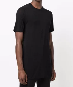 Rick Owens 09 BLACK T-shirt En Maille Fine Homme -Rick Owens Soldes 16974877 33916836 600