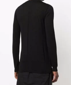 Rick Owens 09 BLACK Pull En Maille Fine Homme -Rick Owens Soldes 16975079 33928338 600
