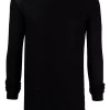 Rick Owens 09 BLACK Pull En Maille Fine Homme -Rick Owens Soldes 16975079 33928340 600