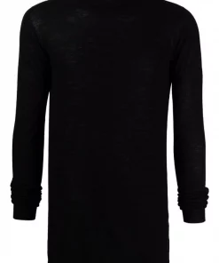 Rick Owens 09 BLACK Pull En Maille Fine Homme