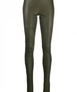 Rick Owens Pantalon Skinny à Taille Basse Femme