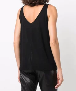Rick Owens Débardeur à Col V Femme -Rick Owens Soldes 16978085 34160986 600