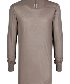 Rick Owens T-shirt LS Level à Manches Longues Homme