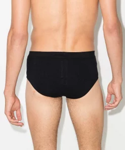 Rick Owens Slip Penta à Détails De Coutures 09 BLACK -Rick Owens Soldes 17003053 36038427 600