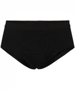 Rick Owens Slip Penta à Détails De Coutures 09 BLACK