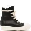 Rick Owens 99111 Baskets Montantes à Lacets Femme -Rick Owens Soldes 17005336 34317330 600