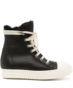 Rick Owens 99111 Baskets Montantes à Lacets Femme