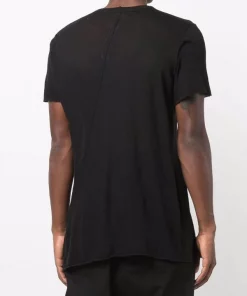 ( Nouvelle Collection ) Rick Owens T-shirt à Coupe Longue 09 BLACK -Rick Owens Soldes 17005843 34101902 600