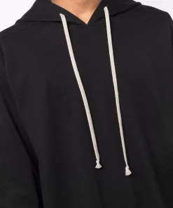 ( Nouvelle Collection ) Rick Owens Hoodie à Lien De Resserrage 09 BLACK -Rick Owens Soldes 17026764 34171849 600