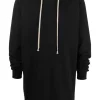 ( Nouvelle Collection ) Rick Owens Hoodie à Lien De Resserrage 09 BLACK -Rick Owens Soldes 17026764 36441014 600