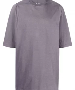 Rick Owens 46 EGGPLANT T-shirt Long En Coton Homme