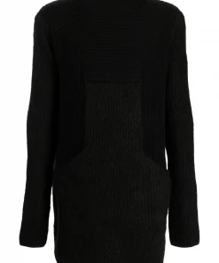 Rick Owens 909 Pull En Mohair Mélangé à Manches Longues Homme