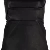 Rick Owens 09 BLACK Haut-bustier En Cuir Femme -Rick Owens Soldes 17038660 34238980 600