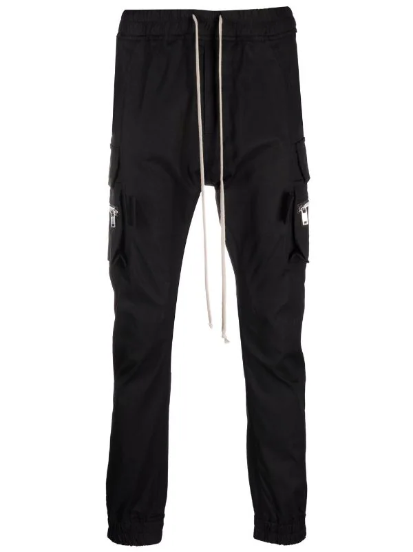 Rick Owens Pantalon Mastodon à Poches Cargo 09 BLACK 3 Rick Owens Pantalon Mastodon à Poches Cargo 09 BLACK