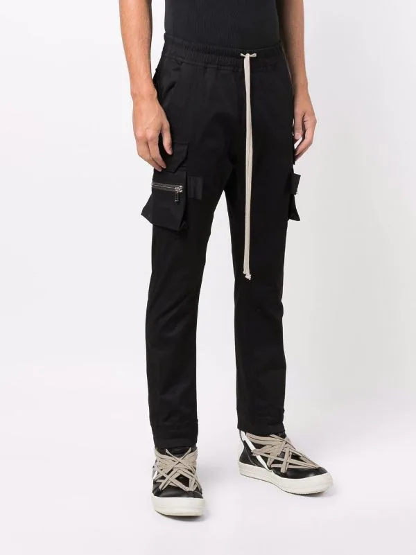Rick Owens Pantalon Mastodon à Poches Cargo 09 BLACK 5 Rick Owens Pantalon Mastodon à Poches Cargo 09 BLACK – Image 3