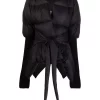 Rick Owens Doudoune Asymétrique à Taille Ceinturée 09 BLACK -Rick Owens Soldes 17059320 34352356 600