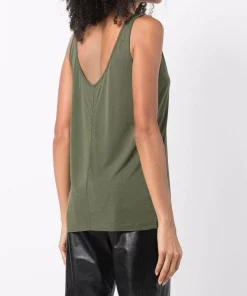 Rick Owens Débardeur à Col V Femme -Rick Owens Soldes 17103252 34740893 600