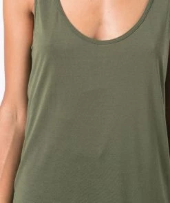 Rick Owens Débardeur à Col V Femme -Rick Owens Soldes 17103252 34743032 600