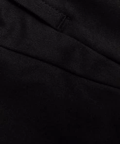 ( Nouvelle Collection ) Rick Owens 09 BLACK Bermuda En Coton Biologique à Lien De Resserrage Homme -Rick Owens Soldes 17108319 34574743 600