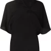 ( Nouvelle Collection ) Rick Owens Haut Asymétrique Drapé à Manches Courtes Femme 1 ( Nouvelle Collection ) Rick Owens Haut Asymétrique Drapé à Manches Courtes Femme -Rick Owens Soldes 17110462 38018640 600