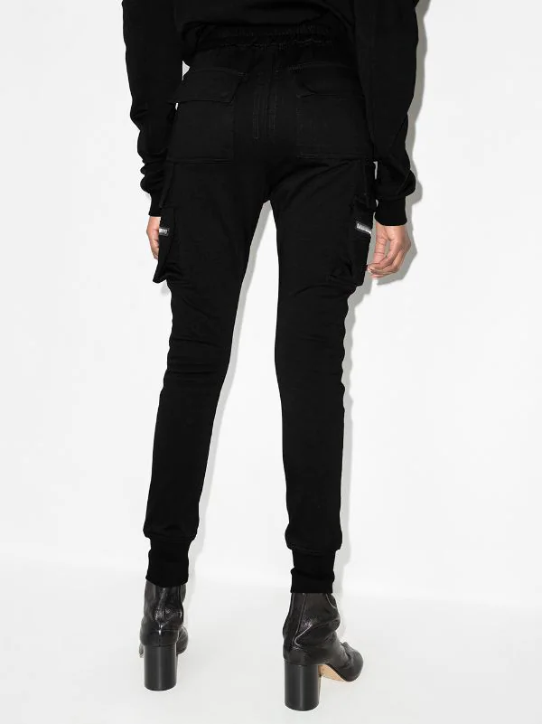 Rick Owens 09 BLACK Pantalon Skinny à Poches à Rabat Femme 5 Rick Owens 09 BLACK Pantalon Skinny à Poches à Rabat Femme – Image 3