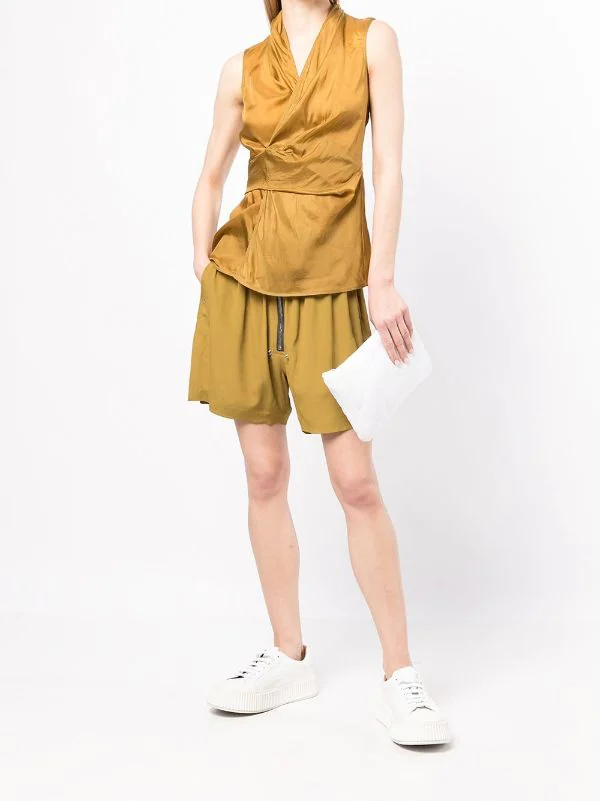 ( Nouvelle Collection ) Rick Owens 72 SULPHATE Blouse Laura à Design Sans Manches Femme 4 ( Nouvelle Collection ) Rick Owens 72 SULPHATE Blouse Laura à Design Sans Manches Femme – Image 2