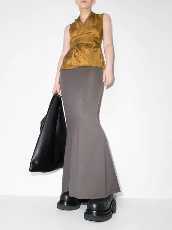 ( Nouvelle Collection ) Rick Owens 72 SULPHATE Blouse Laura à Design Sans Manches Femme 12 ( Nouvelle Collection ) Rick Owens 72 SULPHATE Blouse Laura à Design Sans Manches Femme – Image 10