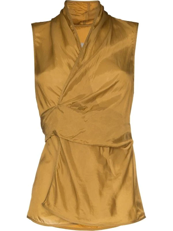 ( Nouvelle Collection ) Rick Owens 72 SULPHATE Blouse Laura à Design Sans Manches Femme 5 ( Nouvelle Collection ) Rick Owens 72 SULPHATE Blouse Laura à Design Sans Manches Femme – Image 3