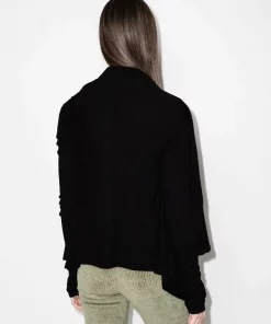 ( Nouvelle Collection ) Rick Owens Cardigan Drapé En Cachemire Femme -Rick Owens Soldes 17112071 37866756 600